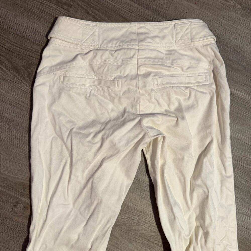 Y2K Cache Low Rise Cream Flared Pants Size 2 - Picture 7 of 8
